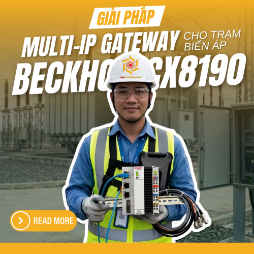 GIẢI PHÁP MULTI-IP GATEWAY CHO TRẠM BIẾN ÁP: HÓA GIẢI MA TRẬN IEC 61850 VÀ IEC 60870-5-104 VỚI BECKHOFF CX8190