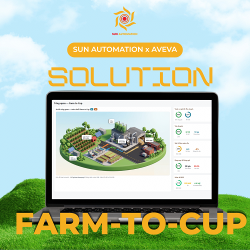 GIẢI PHÁP FARM TO CUP - AVEVA PI SYSTEM x SUN AUTOMATION