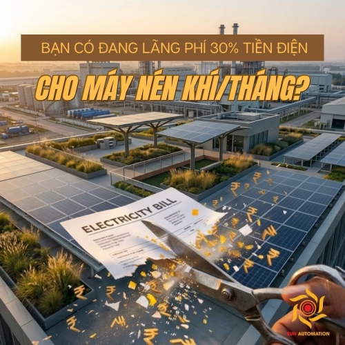 Sun NetZero Station | Giải Pháp Tối Ưu 30% Khí Nén & Năng Lượng Nhà Máy 
