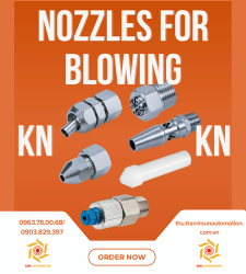 Nozzles for Blowing | đầu phun xịt khí công nghiệp KN 