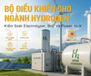 Bộ Điều Khiển Cho Ngành Hydrogen: Kiểm Soát Electrolyser, BoP Và Mô Hình Power-to-X 
