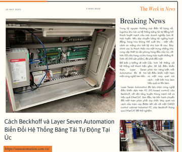 Cách Beckhoff và Layer Seven Automation Biến Đổi Hệ Thống Băng Tải Tự Động Tại Úc