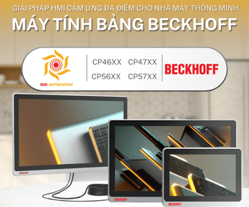 Máy tính bảng Beckhoff: Giải pháp HMI cảm ứng đa điểm cho nhà máy thông minh