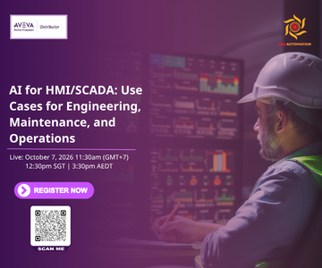 [Webinar] Ứng dụng AI cho HMI/SCADA: Đột phá mới trong kỹ thuật, vận hành & bảo trì