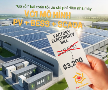 Tích Hợp PV + BESS + SCADA: Giải Pháp Tối Ưu Năng Lượng Cho Nhà Máy