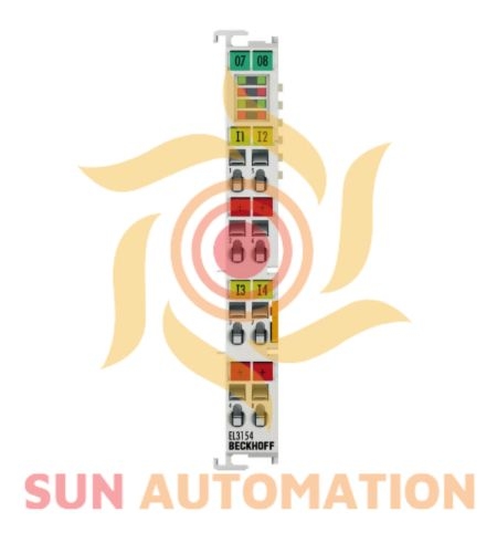 EL3154 Bộ Ghép Nối EtherCAT Terminal, 4-channel analog input, current,