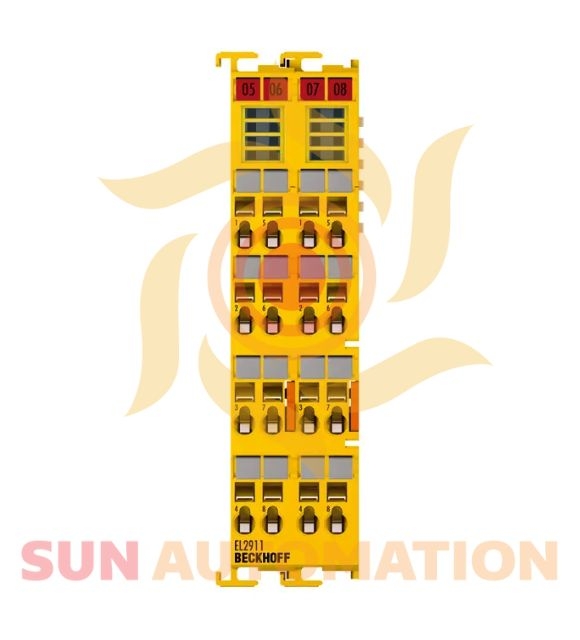 EL2911 | Thiết bị đầu cuối EtherCAT, đầu vào kỹ thuật số 4 kênh + đầu ...