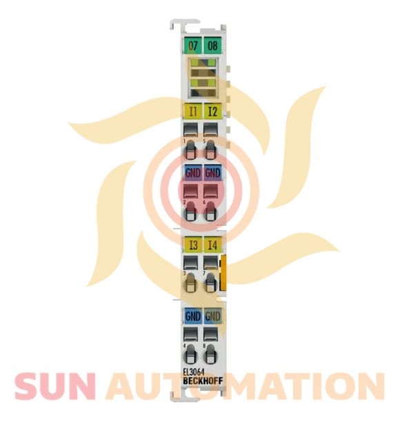 EL3064 | Thiết bị đầu cuối EtherCAT, đầu vào tương tự 4 kênh, điện áp ...