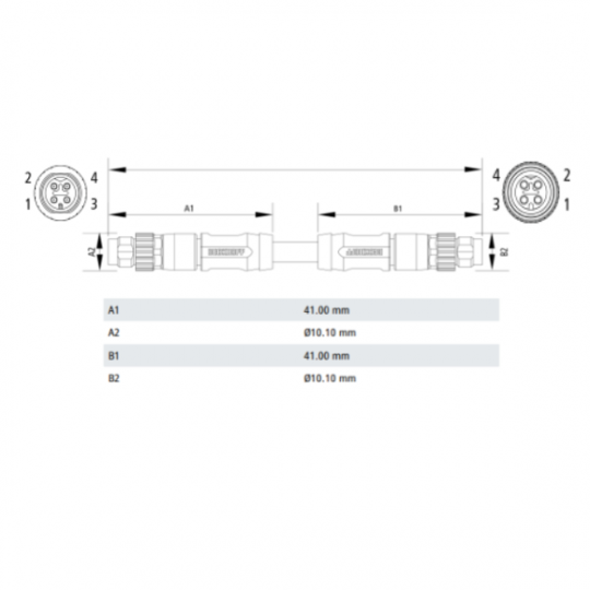 ZK7000-0102-1xxx | Cáp EtherCAT P, AWG22, PUR, cài đặt cố định
