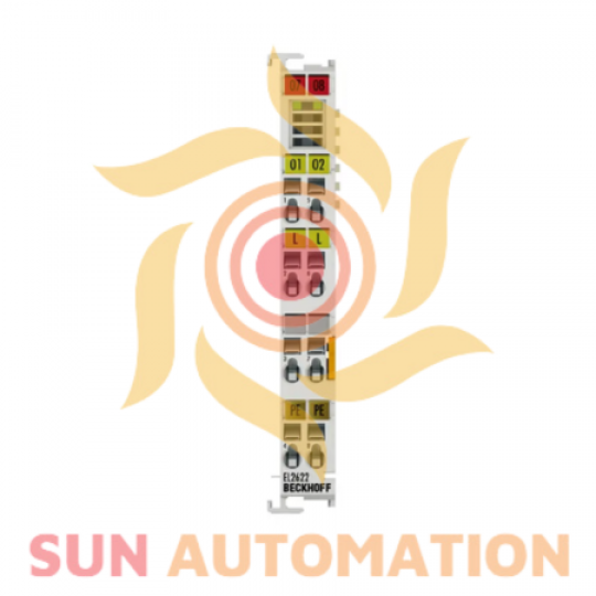  BECKHOFF EL2622 -  Thiết bị đầu cuối EtherCAT, đầu ra rơle 2 kênh, 230 V AC, 30 V DC, 5 A, không có tiếp điểm nguồn
