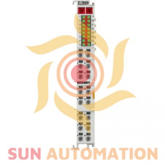 EL2889 Beckhoff EtherCAT Terminal, 16-channel digital output, 24 V DC, 0.5 A, ground switching