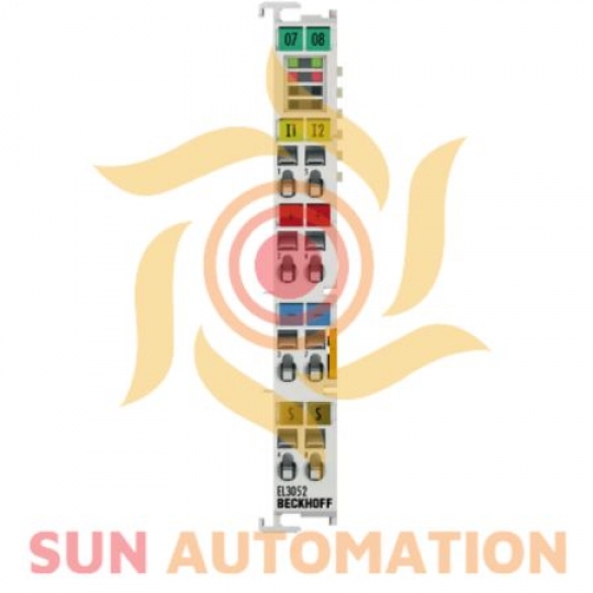 EL3052 | Thiết bị đầu cuối EtherCAT, đầu vào tương tự 2 kênh, dòng điện, 4…20 mA, 12 bit, đầu cuối đơn