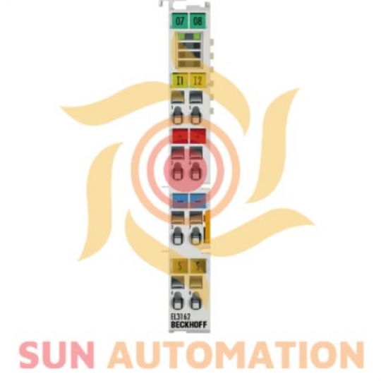 EL3162 Beckhoff EtherCAT Terminal, 2-channel analog input, voltage, 0…10 V, 16 bit, single-ended