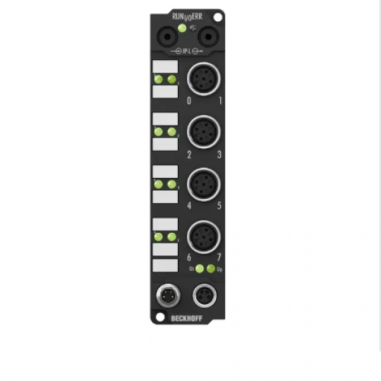 IE1002 | Extension Box, 8-channel digital input, 24 V DC, 3 ms, M12 Product series: Fieldbus Box