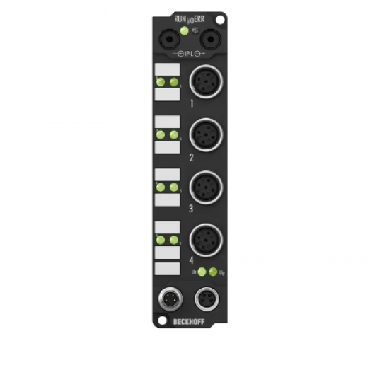  IE3312 | Extension Box, 4-channel analog input, temperature, thermocouple, M12
