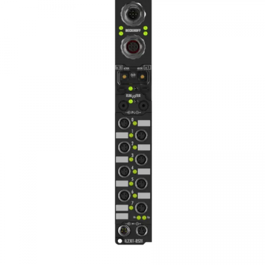 IL2301-B528 | Coupler Box, 4-channel digital input + 4-channel digital output, DeviceNet, 24 V DC, 3 ms, 0.5 A, M8, integrated T-connector
