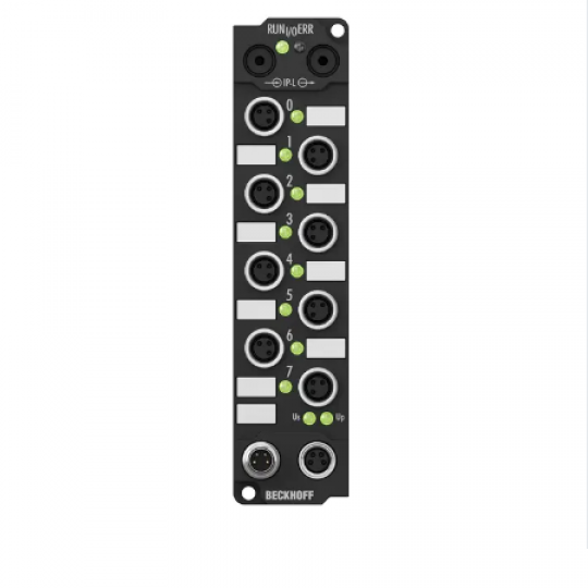IE1011 | Extension Box, 8-channel digital input, 24 V DC, 0.2 ms, M8