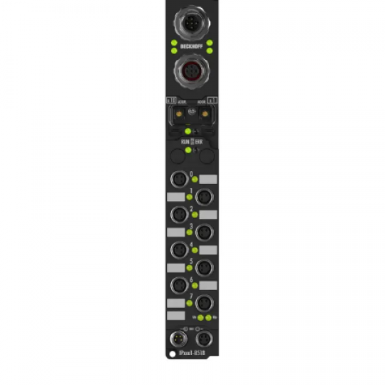 IP1011-B518 | Fieldbus Box, 8-channel digital input, CANopen, 24 V DC, 0.2 ms, M8, integrated T-connector
