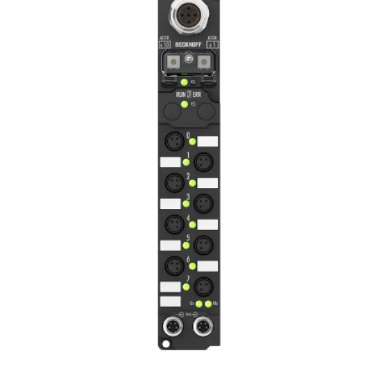 IP2040-B730 | Fieldbus Box, 8-channel digital output, Modbus, 24 V DC, 2 A (∑ 12 A), Ø8