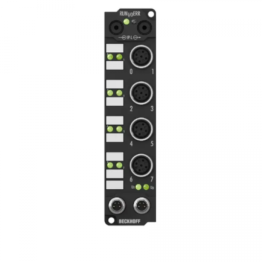 IE2512 | Extension Box, 2-channel PWM output, 24 V DC, 2.5 A, M12 Product series: Fieldbus Box
