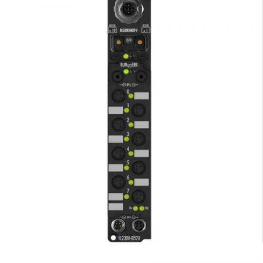  IL2300-B520 | Coupler Box, 4-channel digital input + 4-channel digital output, DeviceNet, 24 V DC, 3 ms, 0.5 A, Ø8