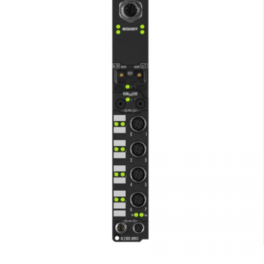  IL2302-B901 | Coupler Box, 4-channel digital input + 4-channel digital output, Ethernet, 24 V DC, 3 ms, 0.5 A, M12