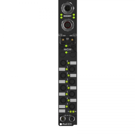  IP2310-B518 | Fieldbus Box, 4-channel digital input + 4-channel digital output, CANopen, 24 V DC, 0.2 ms, 0.5 A, Ø8, integrated T-connector