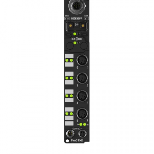IP2332-B520 | Fieldbus Box, 4-channel digital input + 4-channel digital output, DeviceNet, 24 V DC, 0.2 ms, 2 A, M12