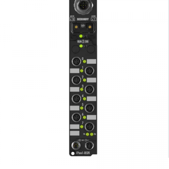 IP2401-B520 | Fieldbus Box, 8-channel digital input + 8-channel digital output, DeviceNet, 24 V DC, 3 ms, 0.5 A, M8