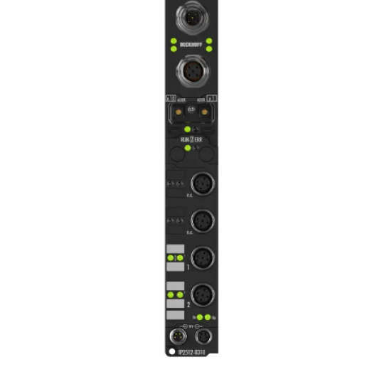 IP2512-B318 | Fieldbus Box, 2-channel PWM output, PROFIBUS, 24 V DC, 2.5 A, M12, integrated T-connector