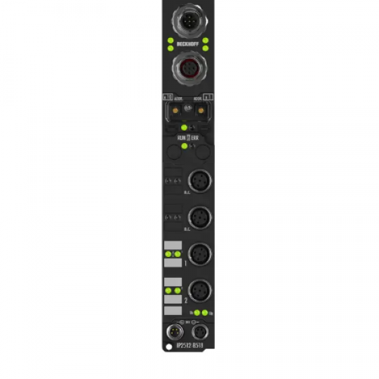 IP2512-B518 | Fieldbus Box, 2-channel PWM output, CANopen, 24 V DC, 2.5 A, M12, integrated T-connector