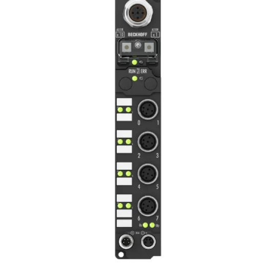 IP4132-Bxxx | Fieldbus Box, 4-channel analog output, voltage, ±10 V, 16 bit, differential, M12