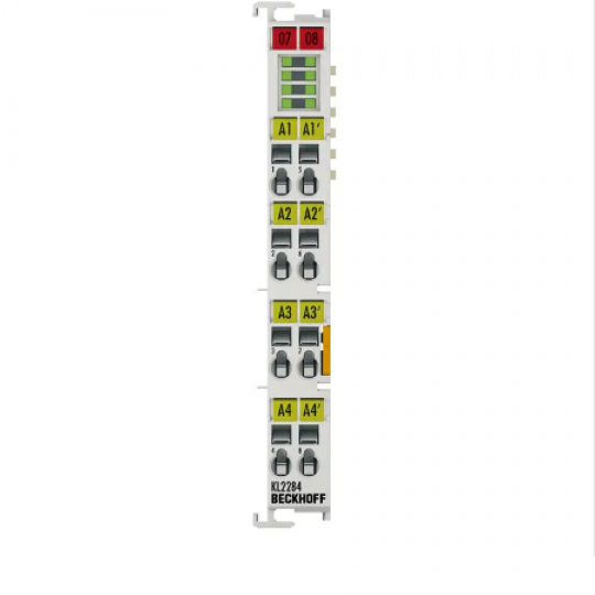  KL2284 | Bus Terminal, 4-channel digital output, reverse switching, 24 V DC, 2 A1