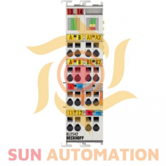 KL2542 Beckhoff Bộ Ghép Nối  Bus Terminal, 2-channel motion interface, DC motor, 48 V DC, 3.5 A