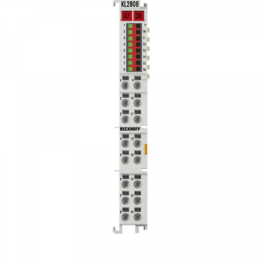 KL2808 | Bus Terminal, 8-channel digital output, 24 V DC, 0.5 A
