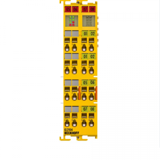 KL2904 | Bus Terminal, 4-channel digital output, 24 V DC, 0.5 A, TwinSAFE