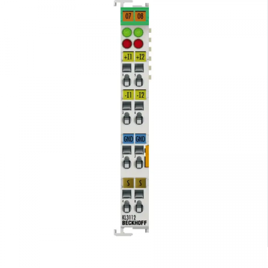 KL3112 | Bus Terminal, 2-channel analog input, current, 0…20 mA, 16 bit, differential