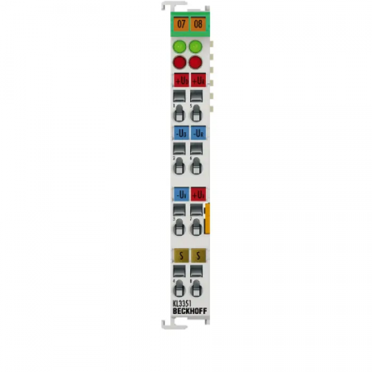KL3351 | Bus Terminal, 1-channel analog input, measuring bridge, full bridge, 16 bit