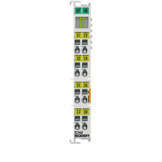 KL3468 | Bus Terminal, 8-channel analog input, voltage, 0…10 V, 12 bit, single-ended