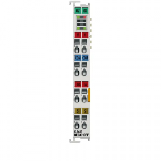 KL3681 | Bus Terminal, 1-channel analog input, multimeter, 300 V AC/DC, 10 A, 19 bit