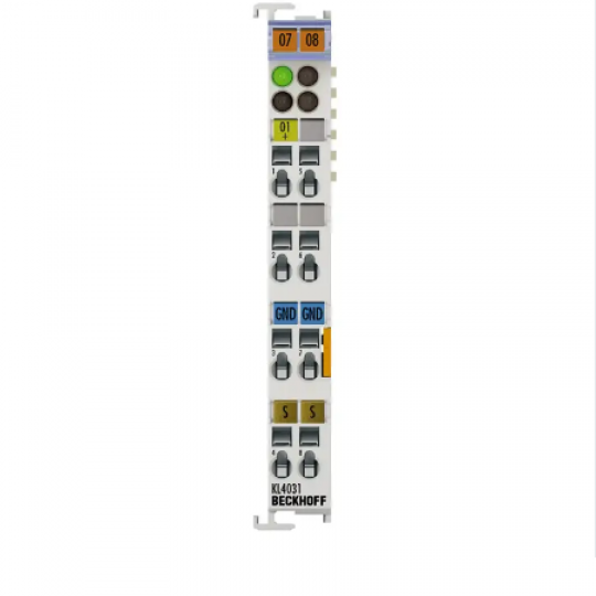 KL4031 | Bus Terminal, 1-channel analog output, voltage, ±10 V, 12 bit, differential