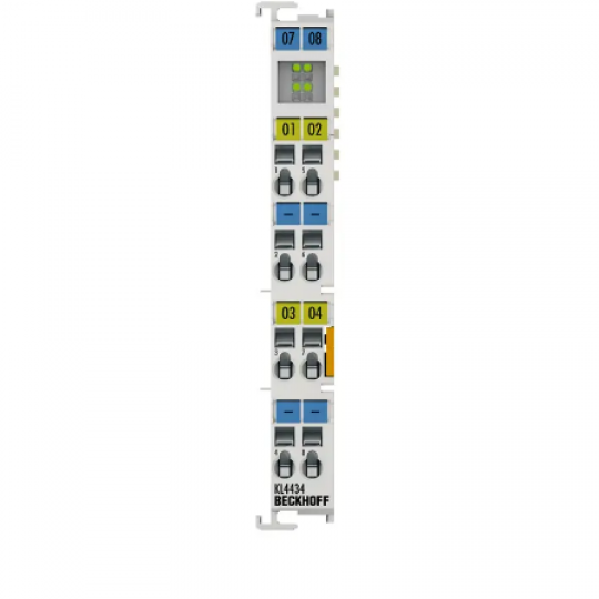 KL4434 | Bus Terminal, 4-channel analog output, voltage, ±10 V, 12 bit, single-ended