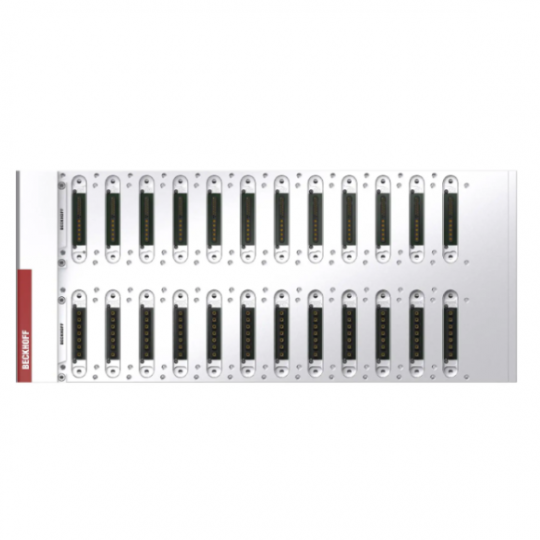 MB2012-0000-0000 | Tấm đế, 2 hàng, 12 khe cắm dữ liệu và nguồn kết hợp
