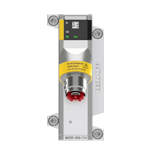 MO7221-9018-1114 | Mô-đun I/O, giao diện chuyển động 1 kênh, động cơ servo, 24 V DC, 7 A, B17, OCT, Chuyển động an toàn