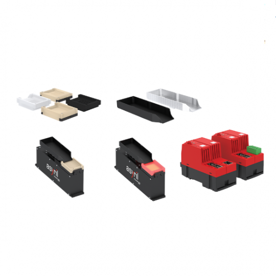 Các phụ kiện tương thích cho máy cấp liệu Asycube 80