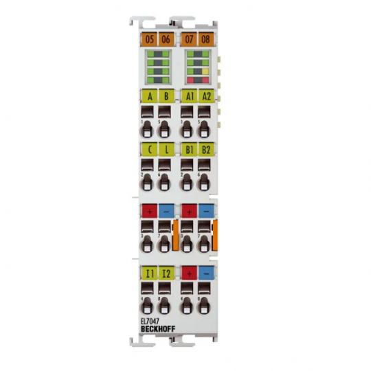 EL7047 | EtherCAT Terminal, giao diện chuyển động 1 kênh, động cơ bước, 48 V DC, 5 A, điều khiển vector, với bộ mã hóa gia tăng