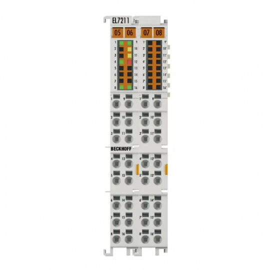 EL7211 | Thiết bị đầu cuối EtherCAT, giao diện chuyển động 1 kênh, động cơ servo, 48 V DC, 4,5 A, bộ phân giải