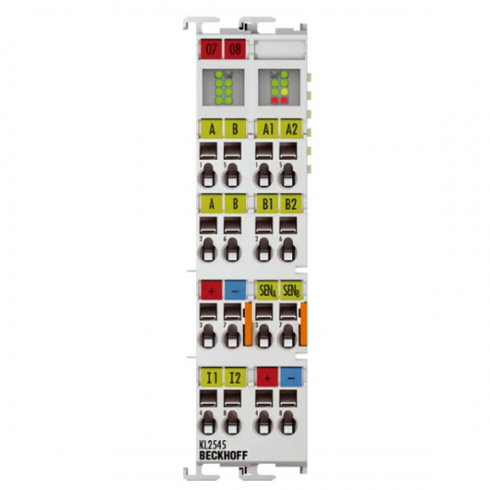 KL2545 | Bus Terminal, đầu ra 2 kênh, 8…50 V DC, 3,5 A, điều khiển bằng dòng điện